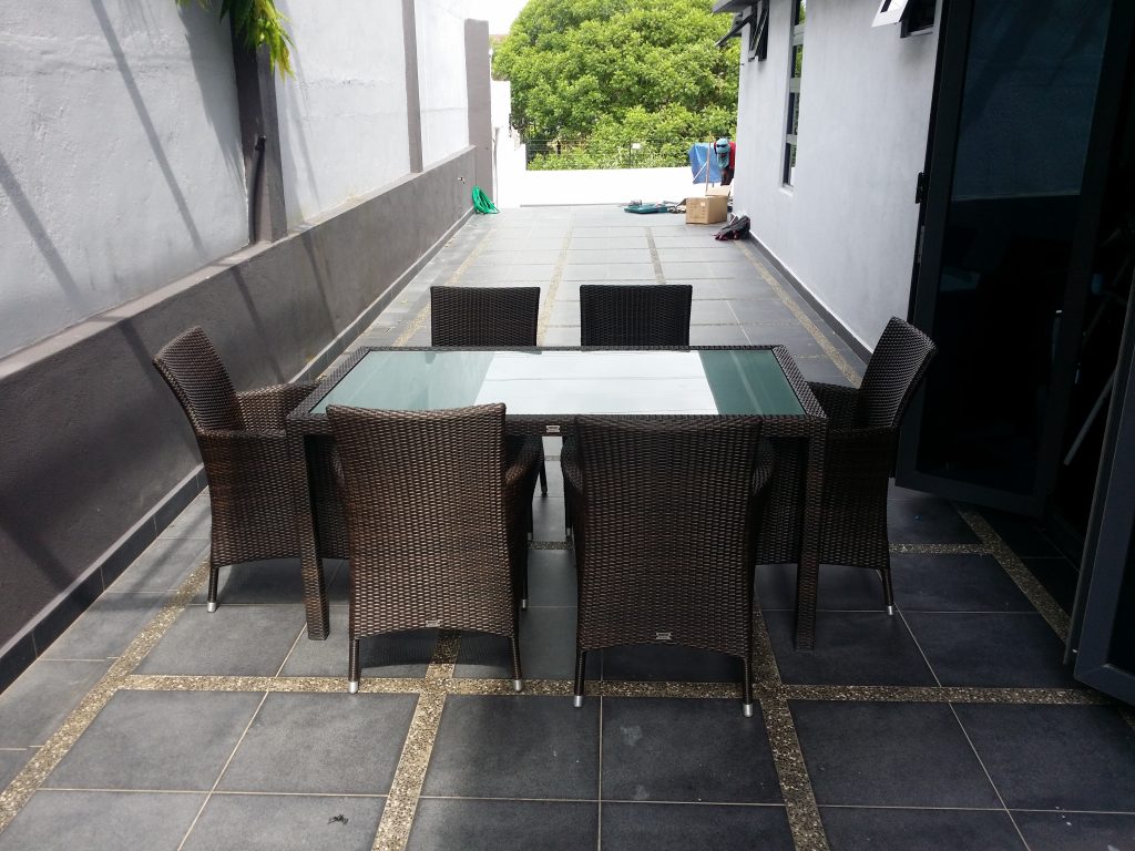 Modern Outdoor Picnic Table Set