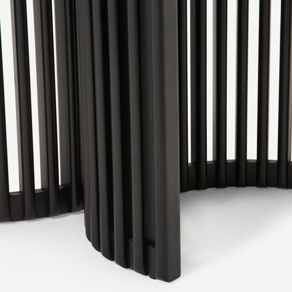 Alma Modern Teak Round Dining Table - Image 6