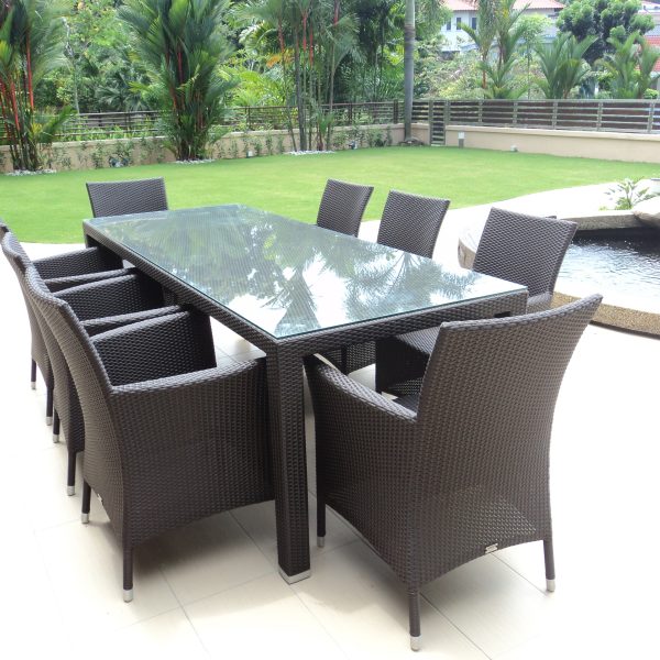 Modern Outdoor Picnic Table Set