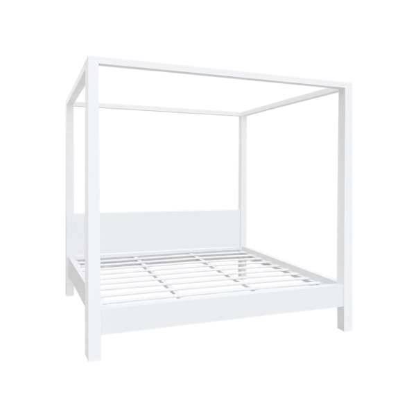 Fisher Teak 4 Poster Queen Bed Frame - Image 5