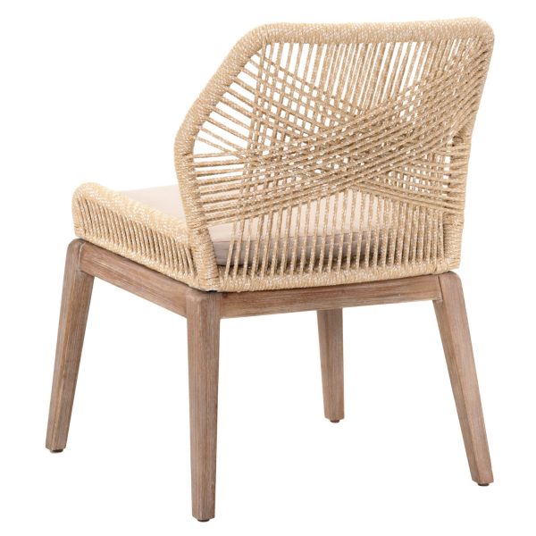Orlin Rope Teak Dining Side Chair - Image 3