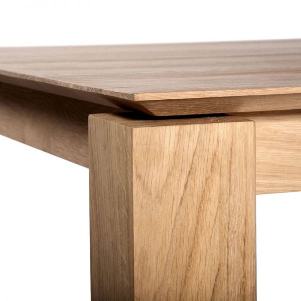 Nina Teak Slice Dining Table 160cm - Image 9