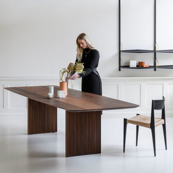 Noah Modern Teak Dining Table - Image 12