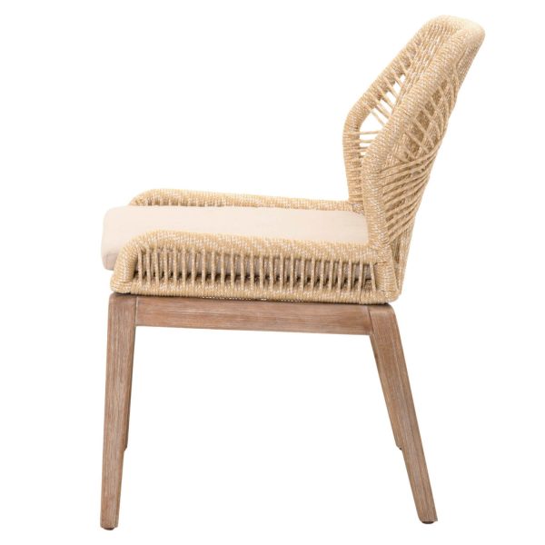 Orlin Rope Teak Dining Side Chair - Image 4