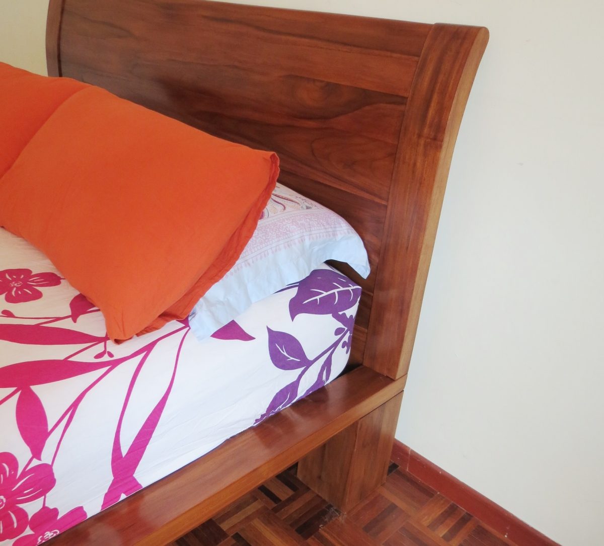 Nash Solid Teak Bed Frame King Size - Image 2