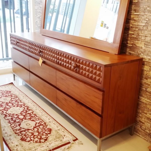 Davianne Teak Drawer Stainless Steel legs - Image 3