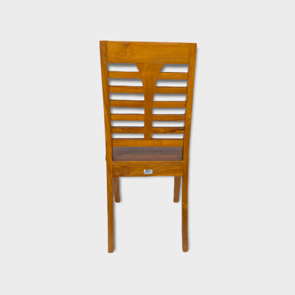 Brisso Teak Dining Chair Fish Back - Image 12