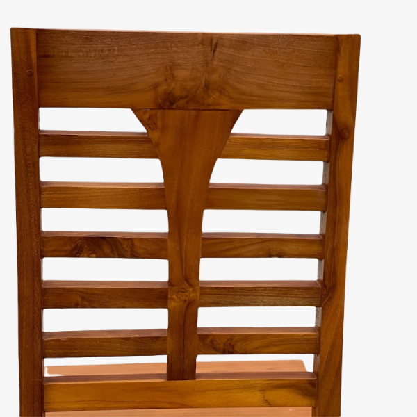 Brisso Teak Dining Chair Fish Back - Image 9