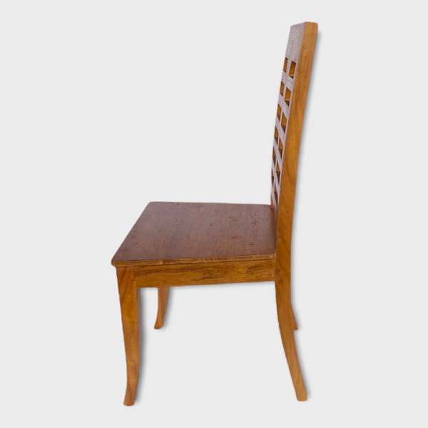 Brisso Teak Dining Chair Fish Back - Image 4