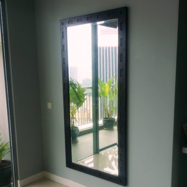 Ramsy Teak Rustic Mirror - Image 3