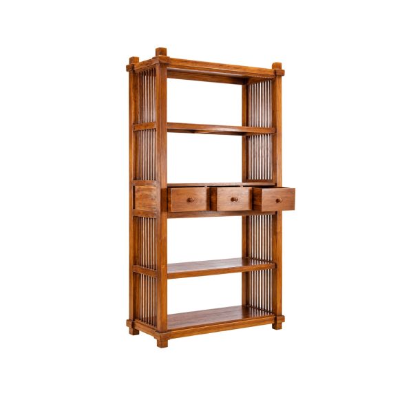 Teak bookshelf with drawer by Perfect Fusion Malaysia