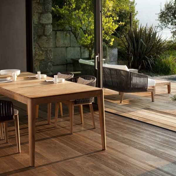 Teak Rope Dining Chair - Image 4