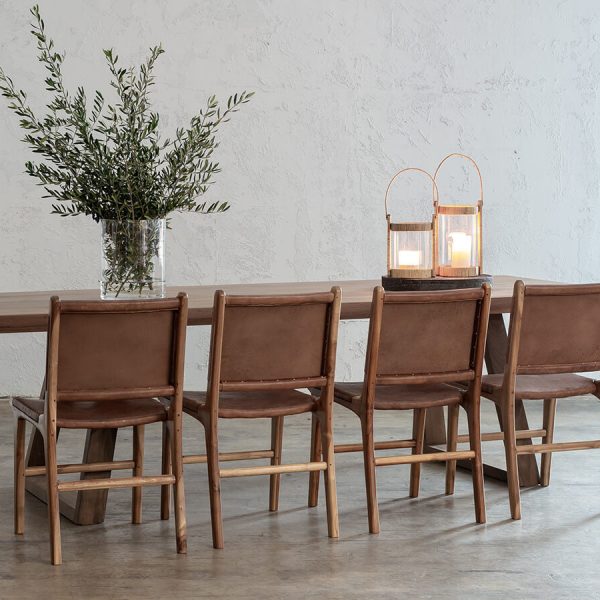 Tiffanny Reclaimed Teak Dining Table 160cm - Image 8