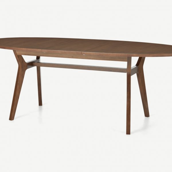 Valaria Oval Teakwood Extension Dining Table - Image 4