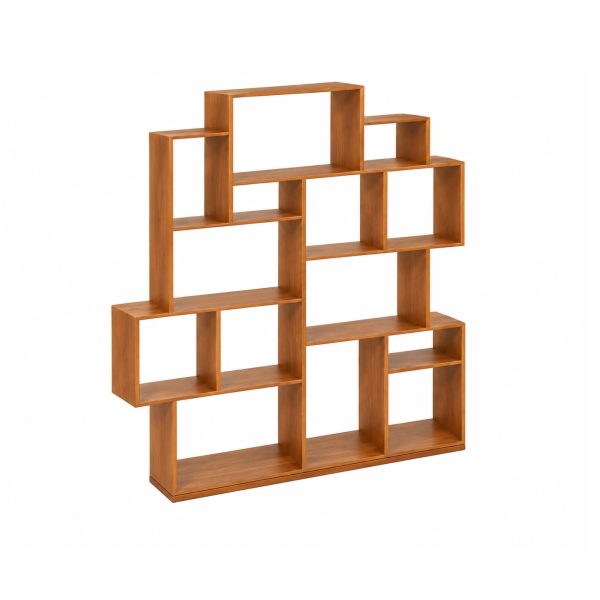 Anabelle teak designer bookshelf and room divider