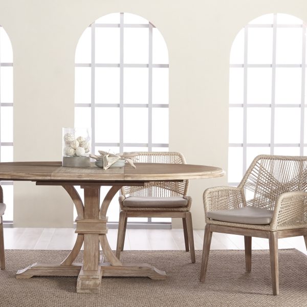 Orlin Rope Teak Dining Arm Chair - Image 5