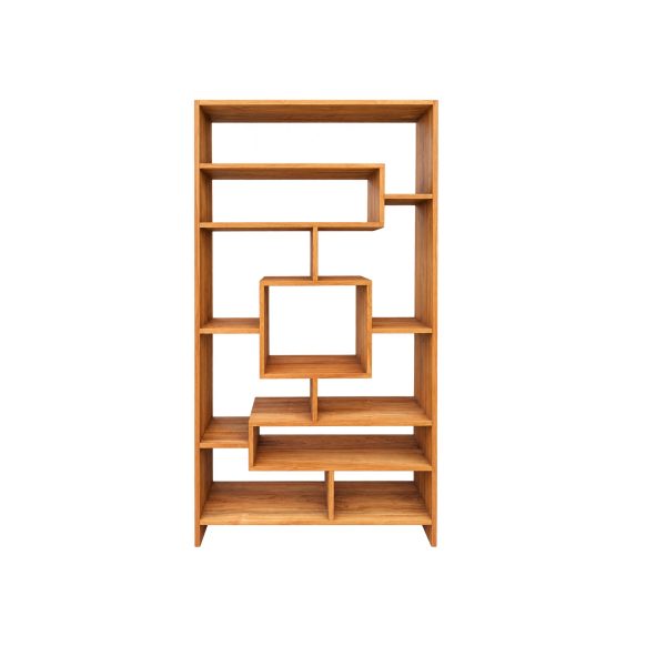 kedah.jpg Natural teak wood grain and fine detailing on the Prescott bookshelf