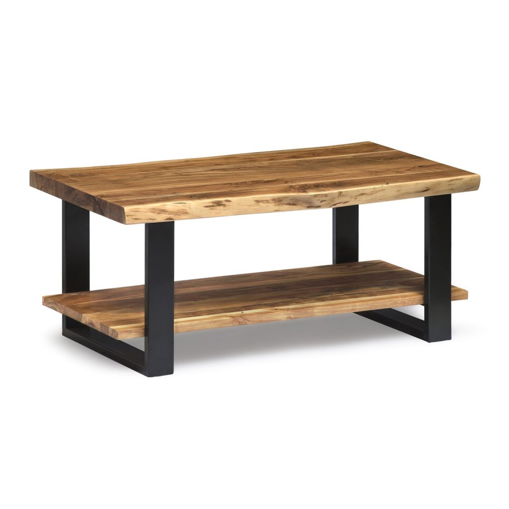 Modern-Indoor-Live-Edge-Coffe-Table Set
