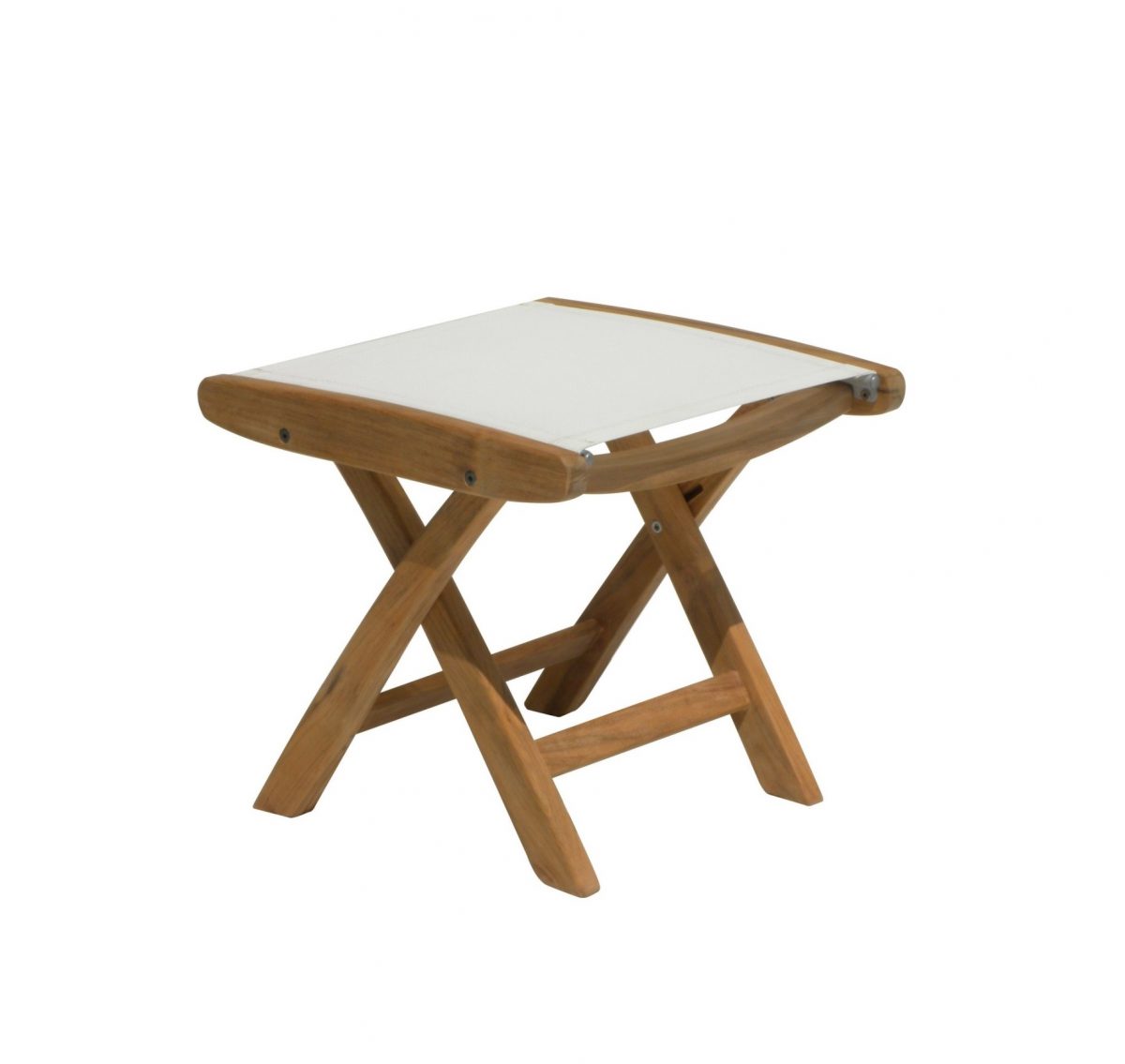 Revera Teak Outdoor Footstool - Image 1