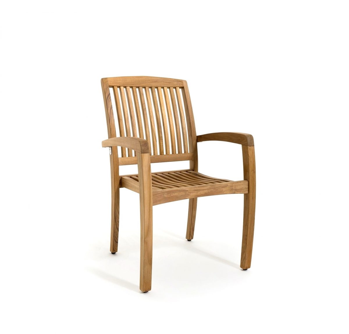 Comforteck Arm  Stacking Outdoor Dining Chair - Image 1