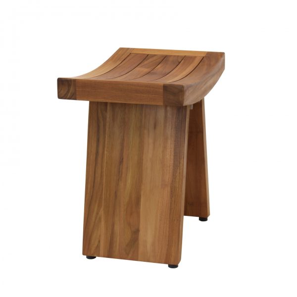 Asia Teak Stool 24 - Image 3
