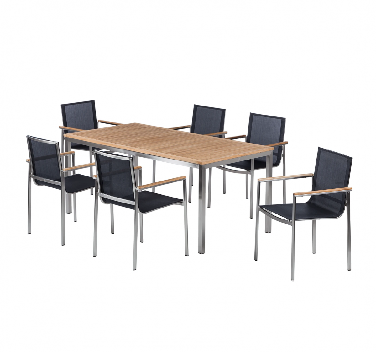 Stainless Steel Alfa Dining Set - Image 2