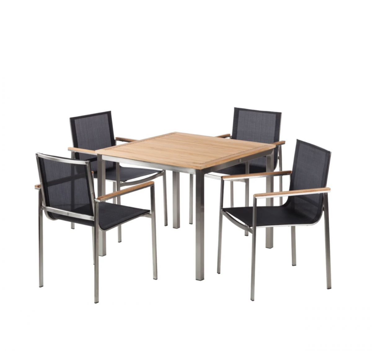Stainless Steel Alfa Dining Set - Image 3
