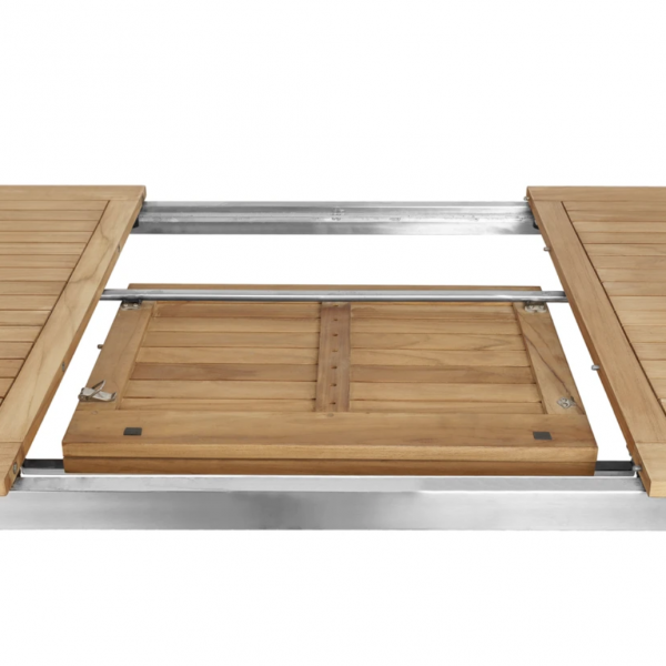 Florence Outdoor Stainless Steel Extension Dining Table Table - Image 7