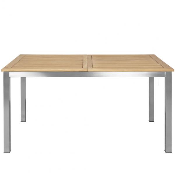 Florence Outdoor Stainless Steel Extension Dining Table Table - Image 5