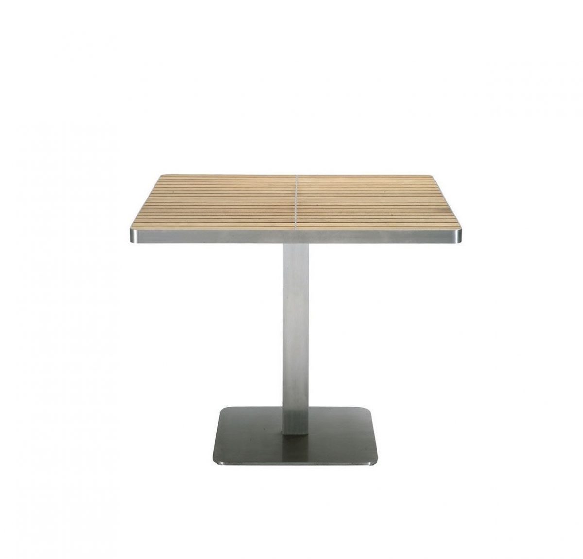 Stainless Steel Square Table 70 - Image 1