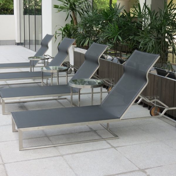 Stainless Steel Lounger Ken - Image 3