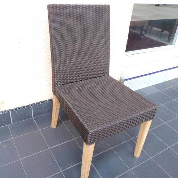 Wicker Teak Chair - Image 4