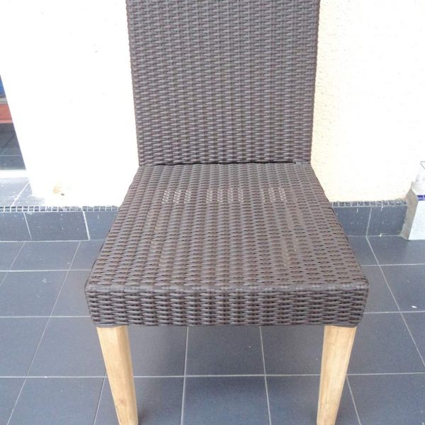 Wicker Teak Chair - Image 3