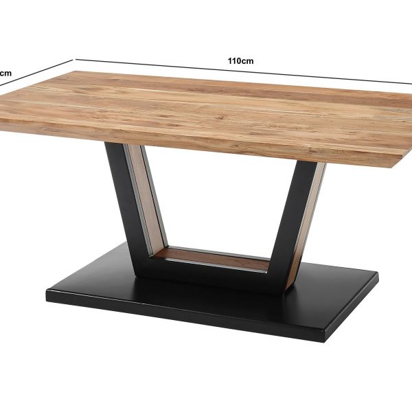 Amos Classic Teakwood Top Coffee Table - Image 4