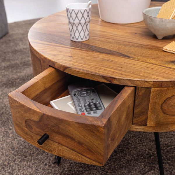 Mason Designer Teakwood Coffee Table - Image 3