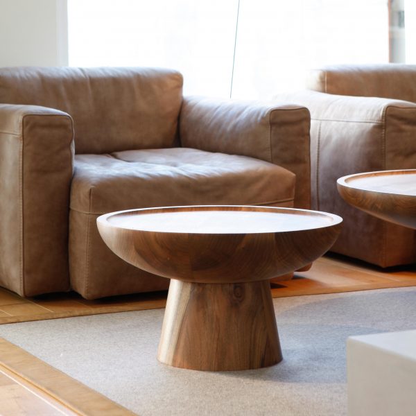 Travis Round Solid Teak Coffee Table - Image 4
