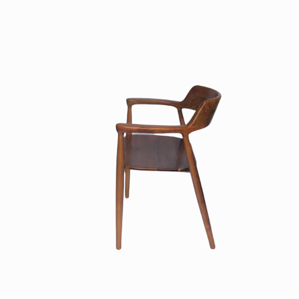 Camden Teak Designer Chair - Image 5