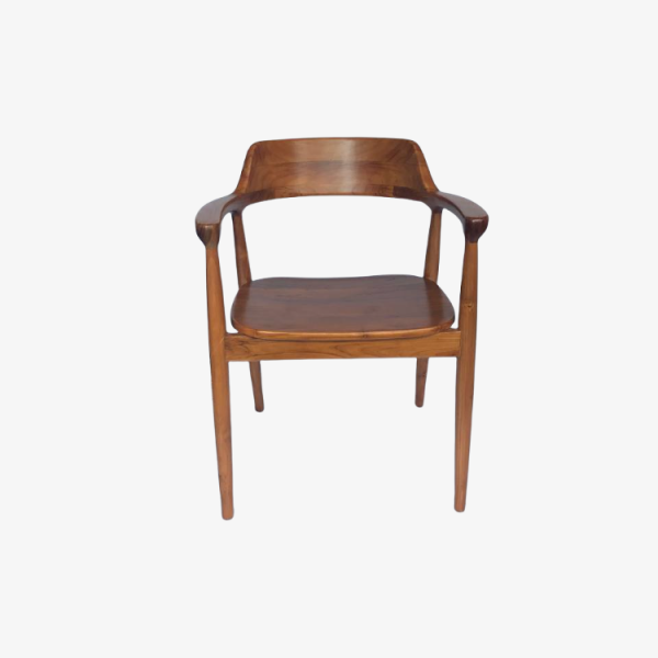 Camden Teak Designer Chair - Image 3