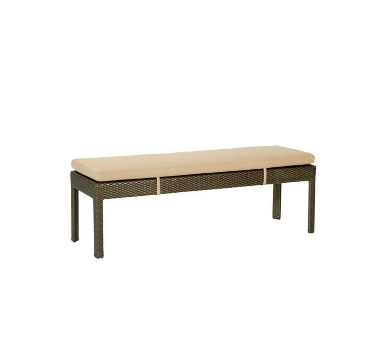 Sky All weather Wicker Rattan Porch Bench - Image 1