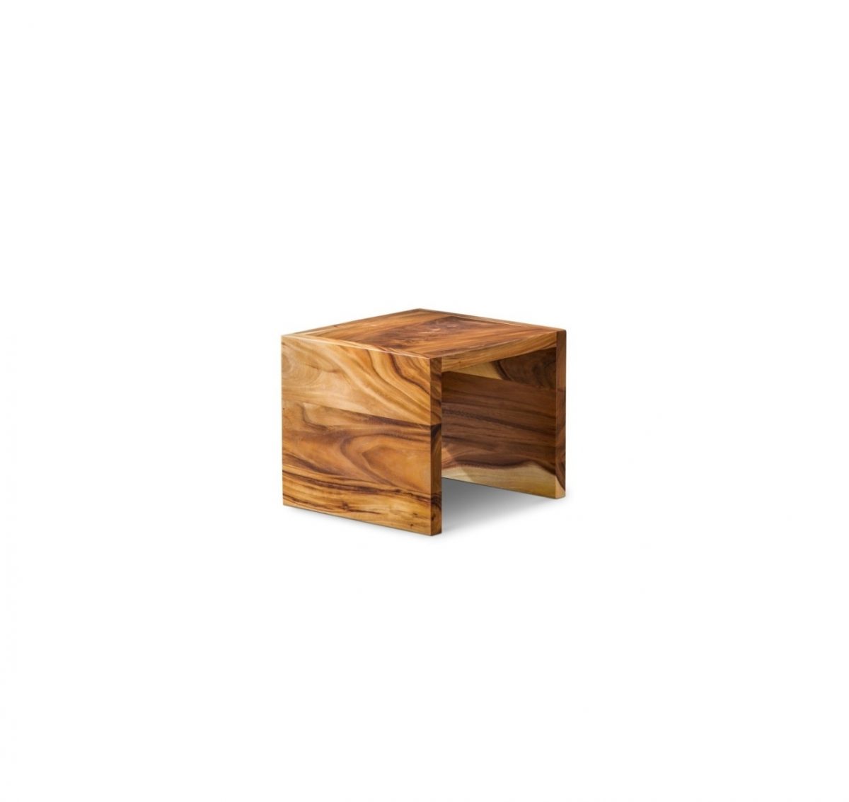 Suar Wood Side Table - Image 1