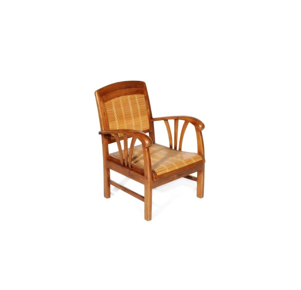 Leann Teak Club Chair - Image 1
