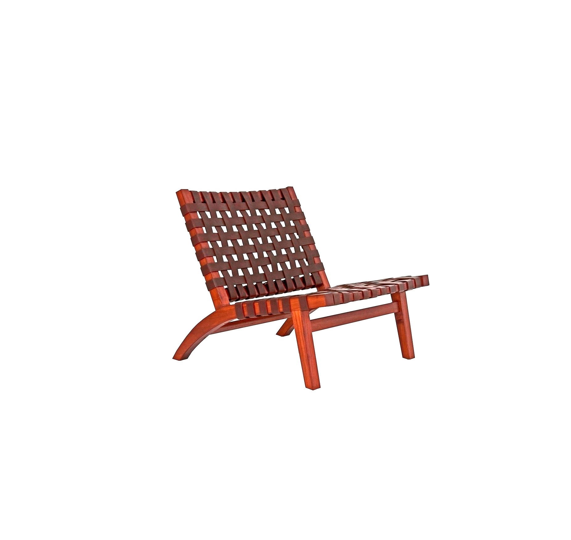 Teak -Easy-Deck-Relax-chair-leather-supplier Maddie Teak Relax Chair - Image 1