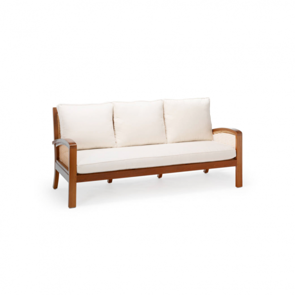 Nasim Teak Rattan Sofa - Image 4