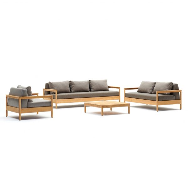 Boffi Teak Outdoor Scandinavian Sofa  Set - Image 4