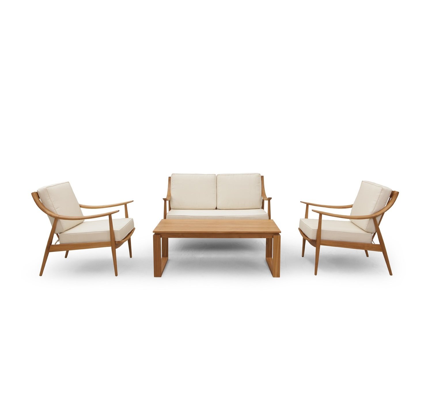 Teak Scandinavian sofa set TeakSofa Scandinavian Filista - Image 1