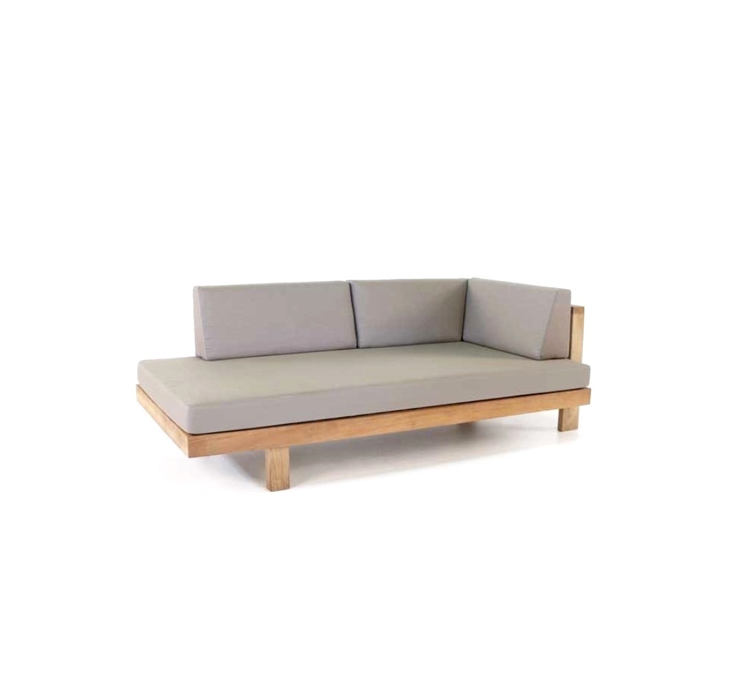 Teak high quality Daybed_Plantation Teak Wood Addison Teak Modern Day Bed - Image 1