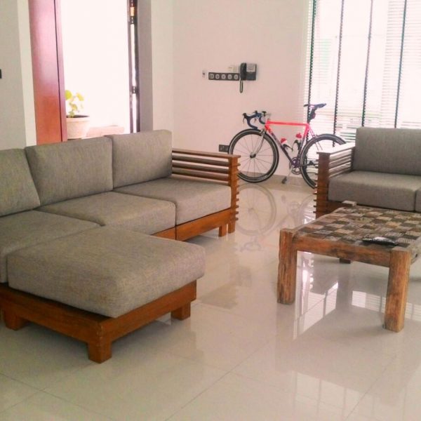 Teak Minimalist Sofa Torgar - Image 4