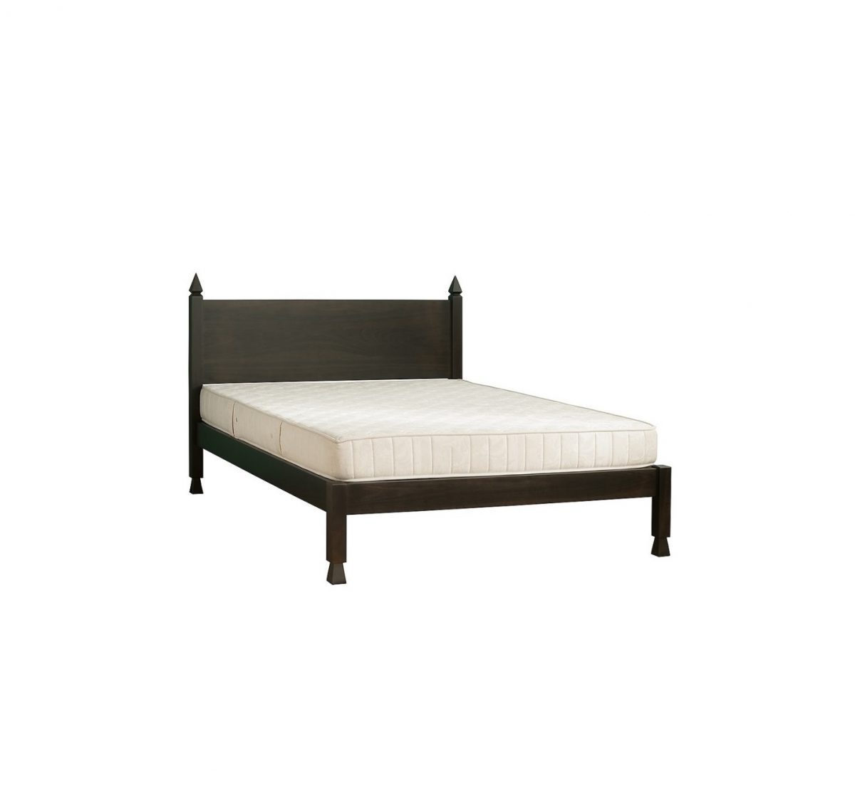 Dustin Teak Queen Size Bed Frame - Image 1