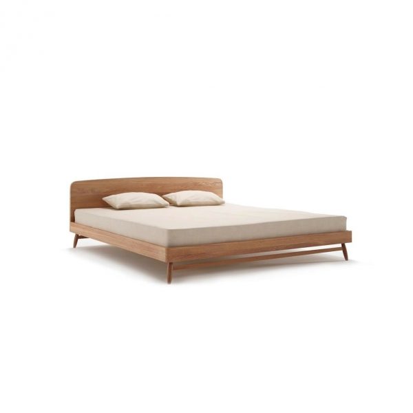 Helena Teak Scandinavian Queen Bed Frame - Image 5