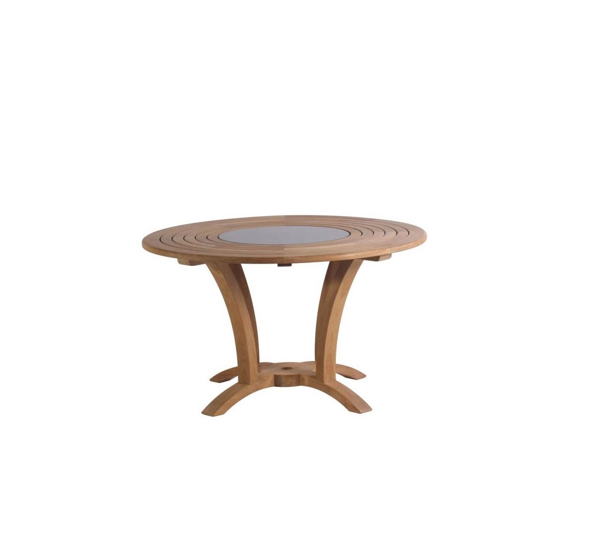 Levina Teak Outdoor Round Table 130cm - Image 1